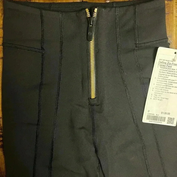 Lululemon Define Zip-Front Black High-Rise Flared Pant - Picture 12 of 12